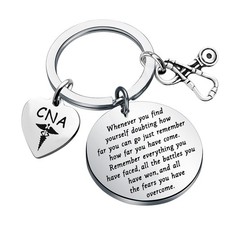 CNA Keychain Gift, Certified Nursing Assistant, Graduation Gift, Nurse Present