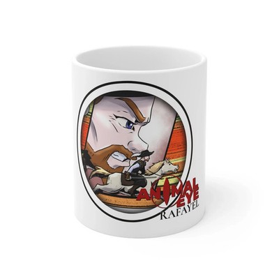 Animal Eye Comic Book Mug collectibles, Original Animal Eye Comic Book Mug, Osse