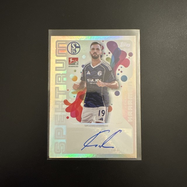 Match Attax Bundesliga 25/26 Kenan Karaman Spektrum Autogramm Schalke 04