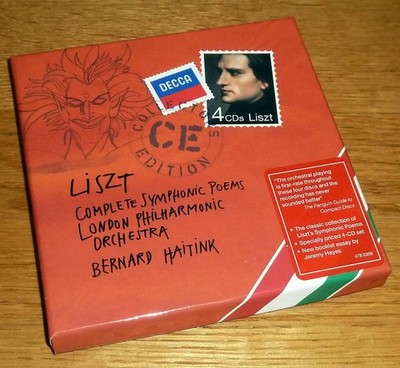 LISZT Complete Symphonic Poems (Bernard Haitink) 4 CD Box-Set DECCA NM