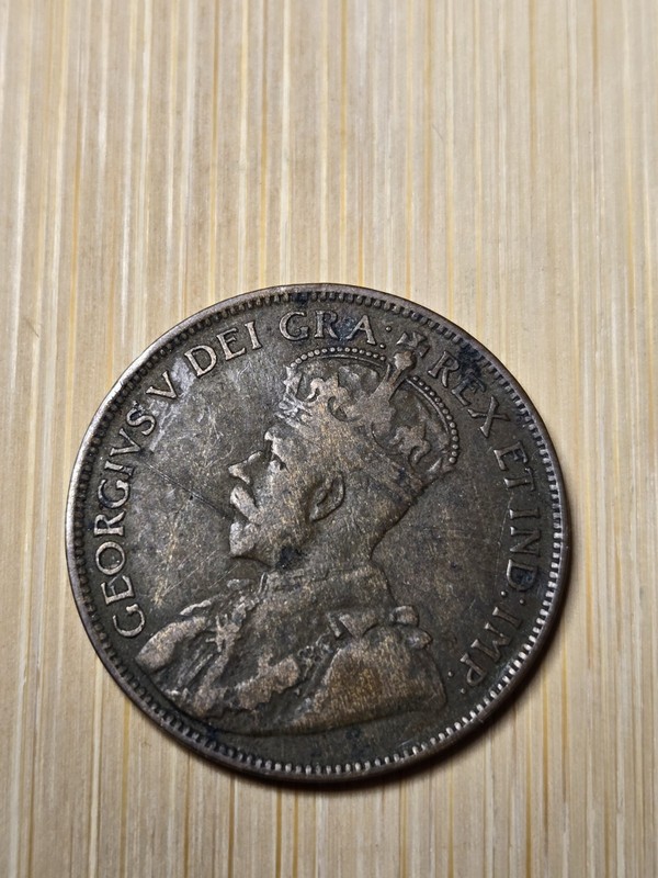 1919 Canada 1 One Large Cent Beautiful Color