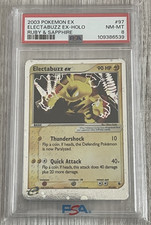 2003 POKEMON EX RUBY & SAPPHIRE #97 ELECTABUZZ EX-HOLO PSA 8 on eBay