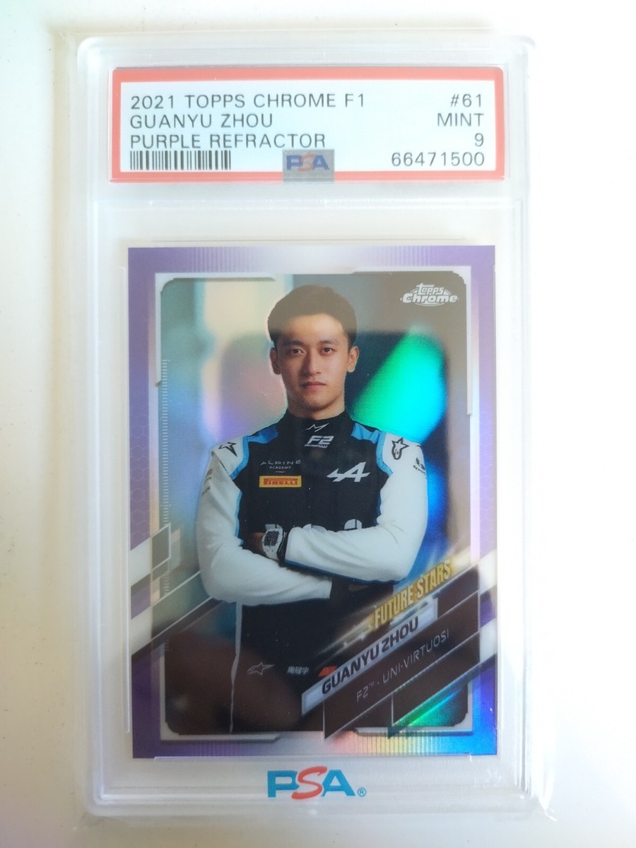 topps f2 guanyu zhou