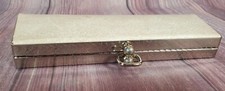 VINTAGE EYEGLASS CASE Cream Bone CLUTCH 50'S