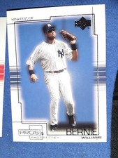 2001 Upper Deck Pros & Prospects #39 Bernie Williams New York Yankees MVP HOF