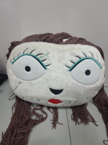 Nightmare Before Christmas Sally Head Pillow NECA 19" Plush Disney Halloween - Picture 8 of 21