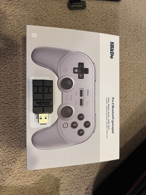 8BitDo Pro 2 Wireless Controller - Gray Edition And USB Adapter