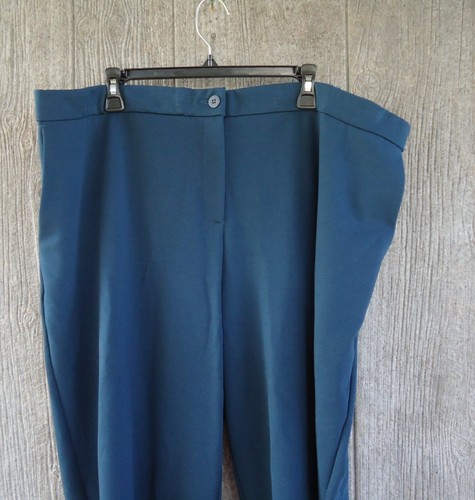 Nuevo con etiquetas Pantalones al Tobillo Eileen Fisher 3X Slouchy $198 Cremallera Frontal Tormenta Azul Tencil Ponte - Imagen 5 de 11