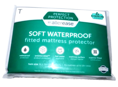 Perfect Protection Waterproof Mattress Protector - Allerease Twin BNIP