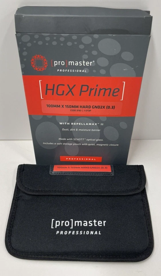 Promaster HGX Prime 100mm X 150mm HARD GND2X (0.3) Code 3783 1 Stop - Image 3 of 4