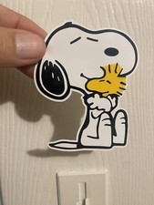 Snoopy sticker Peanuts weatherproof bumper vinyl decal