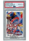 Ronald Acuna Jr 2021 Topps Project 70 Auto "Bat Down" Card #130 PSA/DNA 10 (Red)