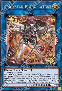 YuGiOh Trickstar Black Catbat MP18-EN132 Ultra Rare Englisch Neu 1st