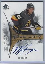 Nicolas Hague 19/20 UD SP Authentic Future Watch Rookie Retro Auto /399