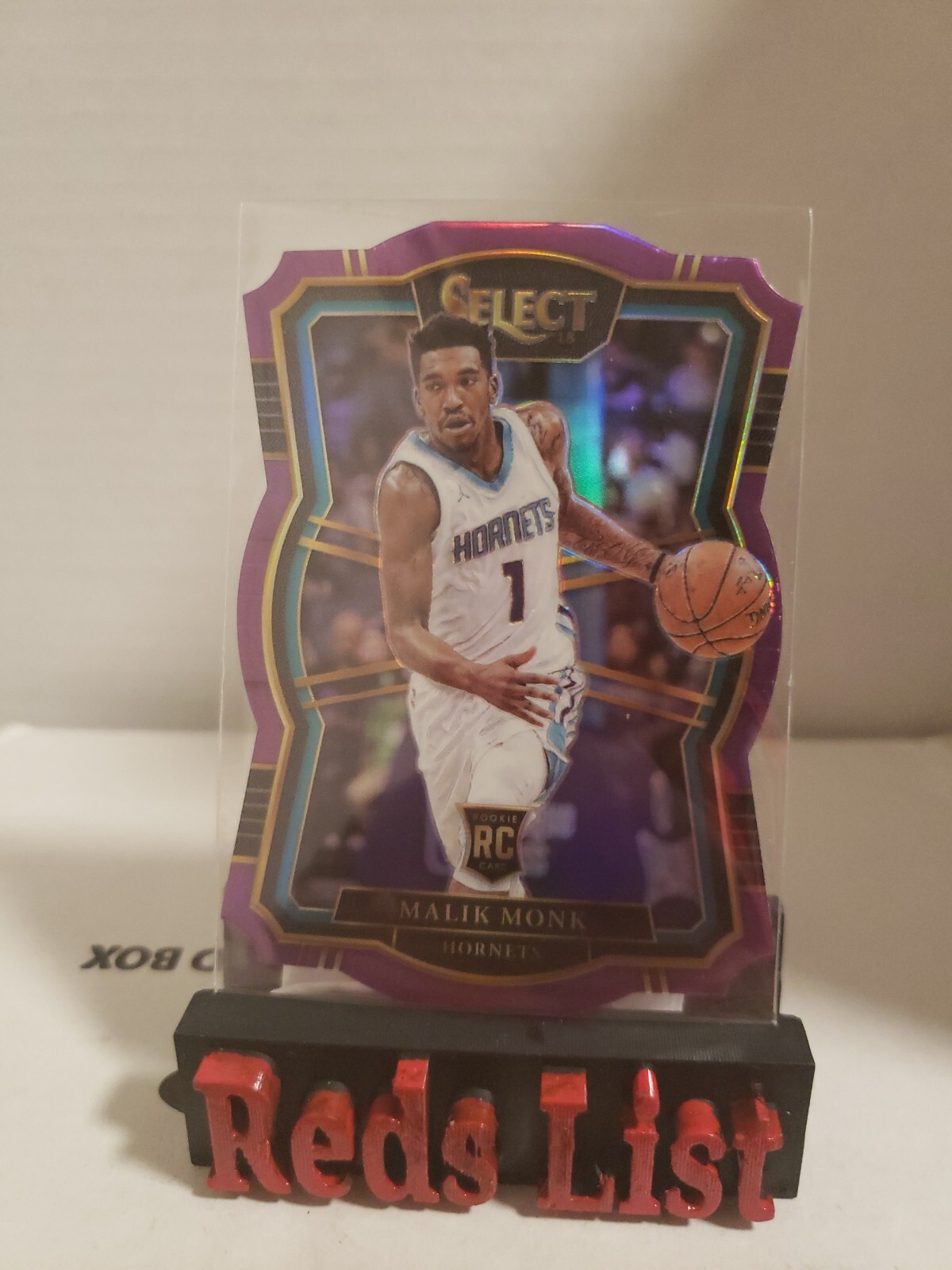 2017-18 Select Purple Die-Cut Prizm 76/99 Malik Monk #142 RC Sacramento Kings