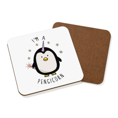 I'M A F-Ing Pandicorn Sottobicchiere Bevande Tappetino Set Di 4
