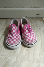 pink checkered vans kids
