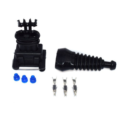 EV1 3 Pin Connector TPS IAC Plug Set Fit For VW Audi Porsche Volvo BMW - Picture 6 of 8