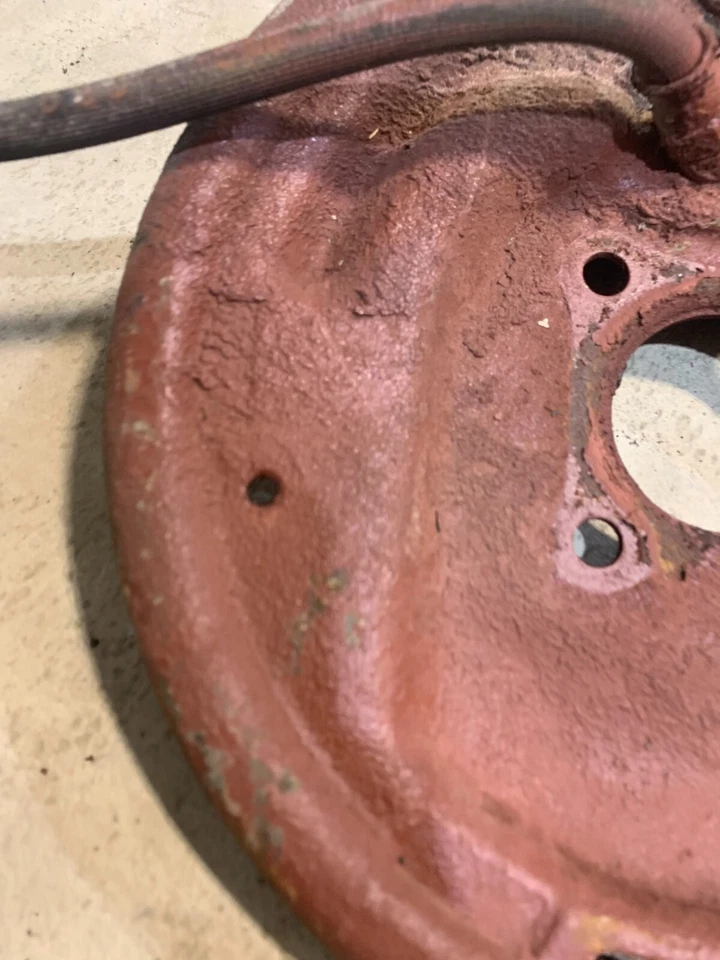 1968 TO 1974 AMC AMX JAVELIN WHEEL BEARING DRUM BRAKES BACKING PLATES WHEEL HUBS - Image 3 of 4