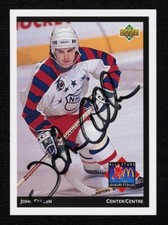 1992 UD Upper Deck McDonalds 18 John Cullen Autographed Signed NHL All-Star Auto