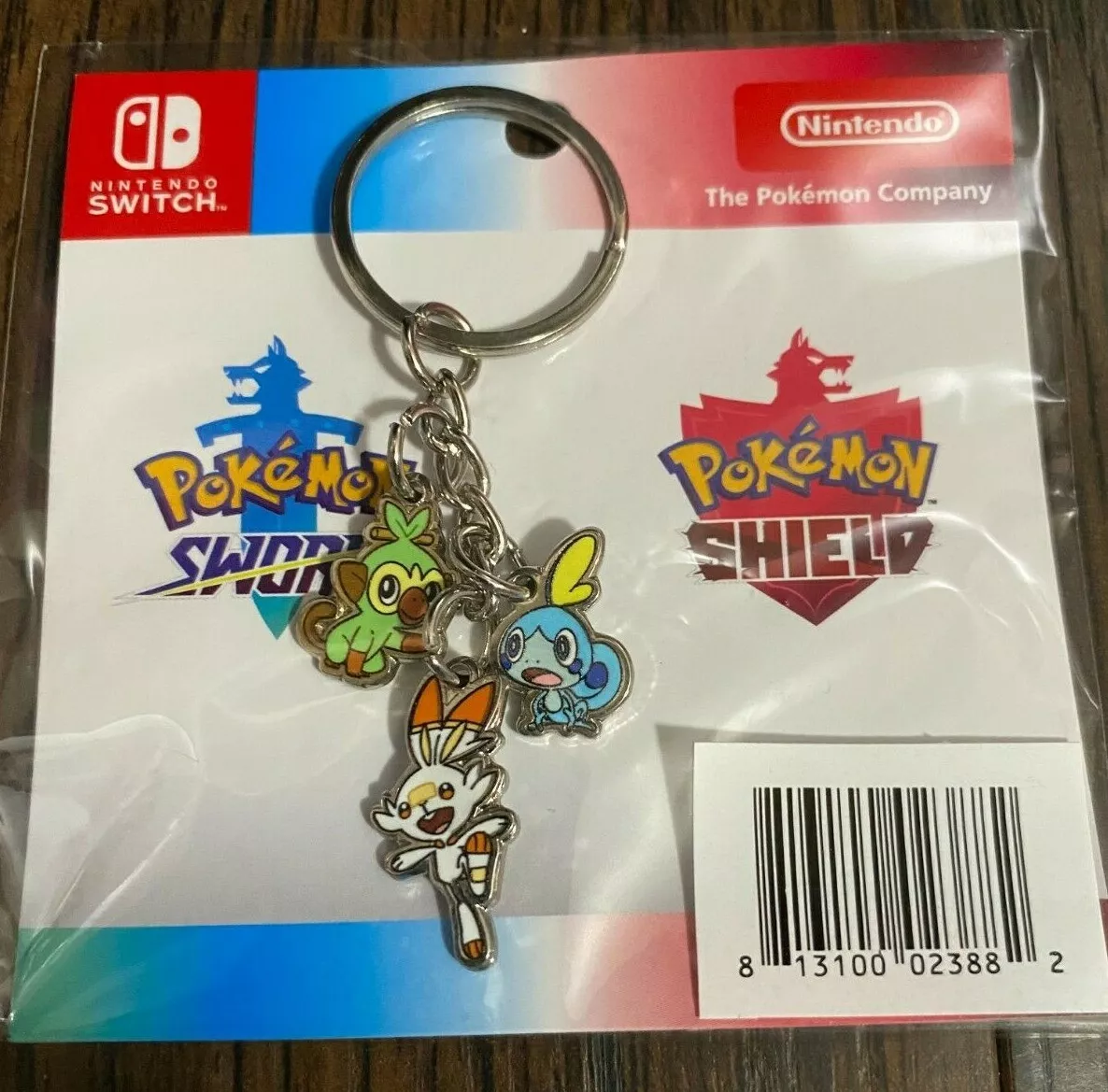 Pokemon Sword and Shield Collectible Keychain Walmart Exclusive Pre-Order  Bonus