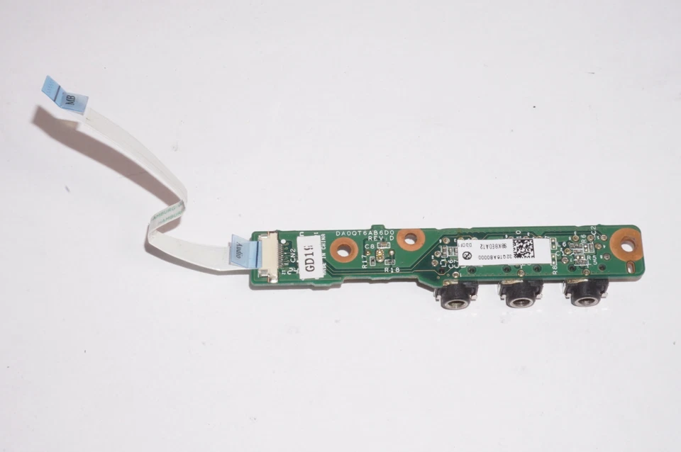 Conjunto de placa de circuito infrarrojo y audio HP 32QT6AB0070 DV5-1235DX PAVILION Foto 2 de 2