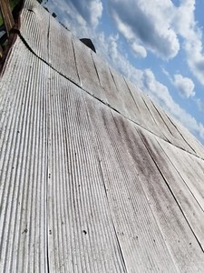 30 sq ft. 5 pcs. 3' x 2' RECLAIMED METAL SHEETS BARN ROOFING TIN