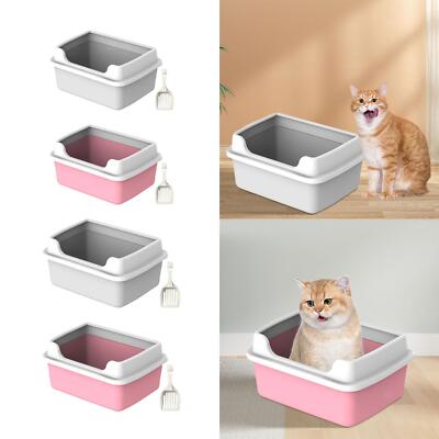 Katzentoilette Katzentoilette robust Töpfchentoilette abnehmbar leicht zu reinigen Katzentoilette