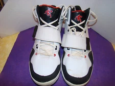 AND1 Gamma Size 12 Mens Basketball White/Black Sneakers Athletic Shoes-EUC