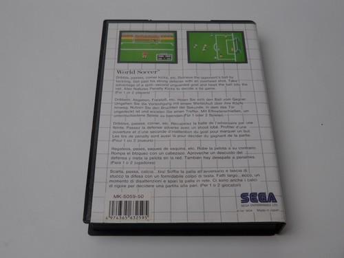 World Soccer (PAL) Sega Master System Complete in Box CIB - Picture 3 of 3