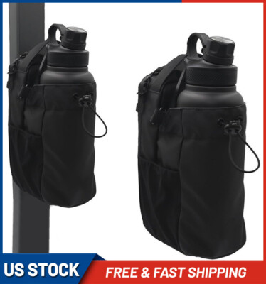 Gym Magnetic Bag Water Bottle Holder Gym Magnetic Sling Bag for Men Women US
