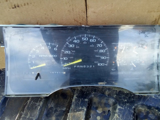 1995 to 1998 CHEVROLET SILVERADO USED INSTRUMENT CLUSTER FOR SALE