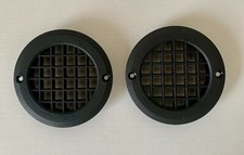 2 x Gas Drop Out Floor Vent Short Tail Black Campervan Caravan Motorhome