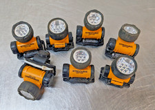 Lot of 7 ~ Streamlight & Streamlight Septor, LED Headlamps Only