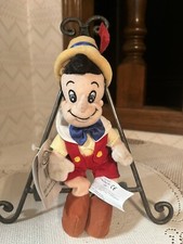 The Disney Store Pinocchio Mini bean bag 8" Plush Toy With Tag Vintage