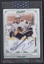 2020-21 UD Clear Cut Ian Mitchell Champ's Auto /25 Rookie Upper Deck RC Chicago