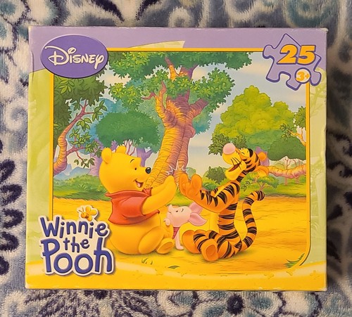 Winnie The Pooh Children's Puzzle "Patty Cake" 25 Pieces Sealed Disney Mega 2009 - Picture 5 of 6