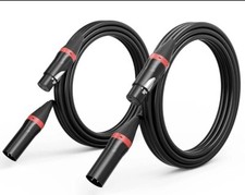 Rxonof XLR Cables 10 ft-2 Pack, XLR Cable XLR Male to Female Microphone Cable