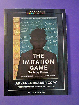 The Imitation Game Graphic Novel(ARC)Advance Readers Copy PB Alan Turing Decoded