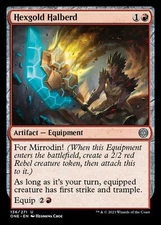 Magic MTG Hexgold Halberd [Phyrexia: All Will Be One]