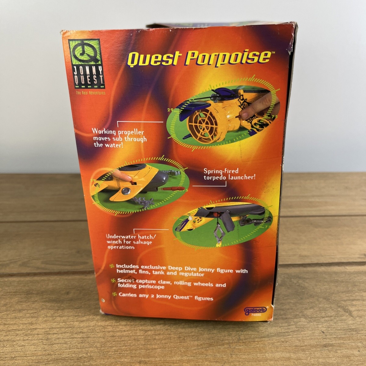 Vintage Galoob Johnny Quest Quest Porpoise 1996 New w/ Original