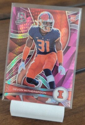 2023 Chronicles Spectra #18 Devon Witherspoon RC Pink Hyper Prizm /75 Seahawks