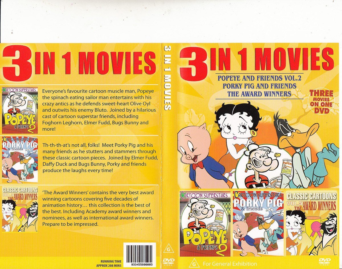Popeye And Friends [DVD](中古品) Popeye And Friends:Vol 2/Porky Pig And Friends/The Award Winners