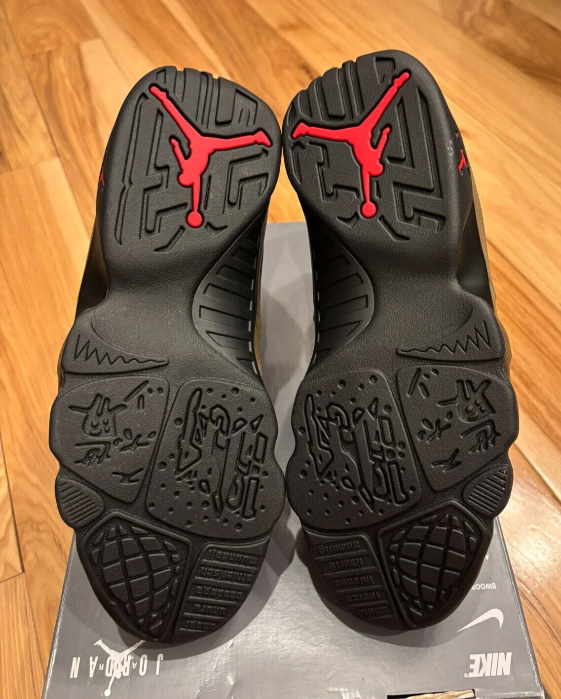 Nike Air Jordan 9 Retro Black True Red Light Olive HV4794 030 Men's Size 5 thumbnail 7