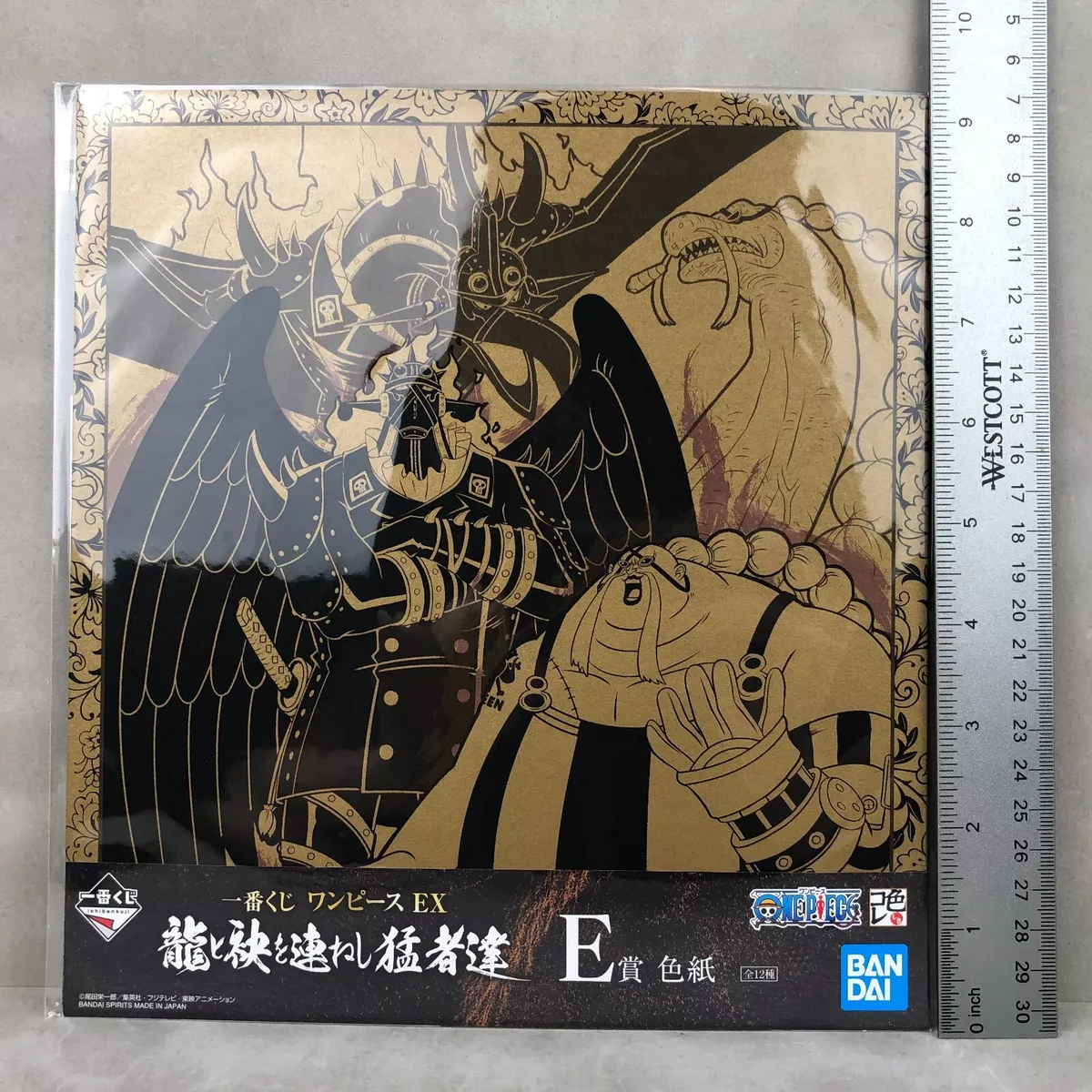 Bandai One Piece King & Queen Dragon Ichiban Kuji EX Anime Shikishi Board