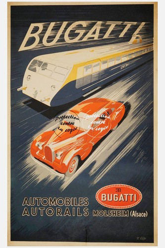 VOISIN AUTO Rltf-POSTER HQ 50x70cm d'une AFFICHE VINTAGE