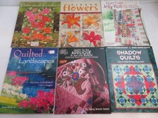 Lot of 6 Quilting Books With Patterns, Patchwork, Quilts, Ideas Mixed Lot N