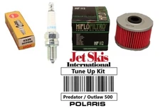 Polaris Predator 500 Outlaw 500 Tune Up Kit NGK DCPR8E Spark Plug Oil Filter