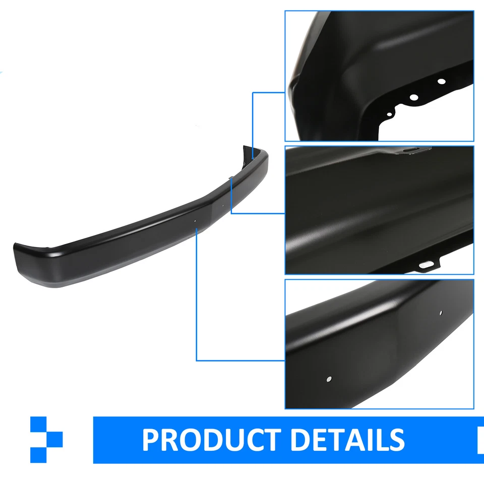 Front Bumper Face Bar For Chevrolet C1500 2500 88-98 GMC Yukon Pickup 1992-1999 Foto 3 de 4