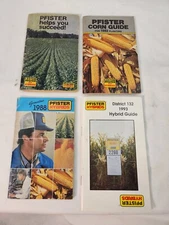 4 Seed Corn Notebooks Farm Planting Memo Lester Pfister Hybrids 82-84-88-93